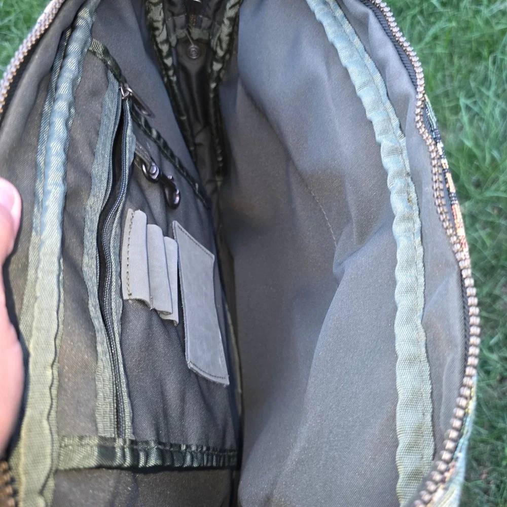 Hampshire Vintage Floral Tapestry Messenger Bag Briefcase Laptop Bag Multicolor